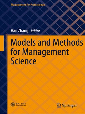 cover image of Models and Methods for Management Science